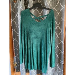 Torrid emerald green sweater